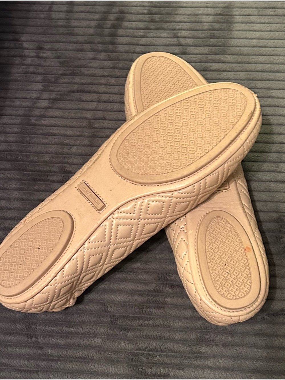 Tory Burch Leather Rubber flat - Picture 3 of 5